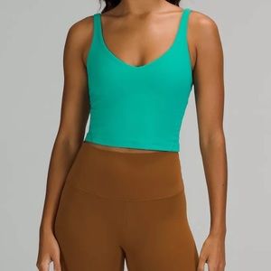 lululemon align tank Maldives green
